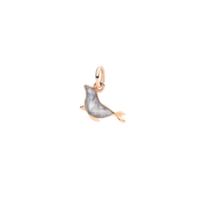  Rose Gold & Enamel Seal Charm