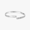 Move Noa pavé bracelet, small model Move Noa Diamond Bangle Bracelet in White Gold