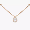 Joy 0.25ct Pink Gold Diamond Necklace