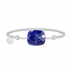 Bracelet, Lapis Lazuli, Cordon Gris Souris