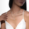 Collier 2 rangs Move Uno Collier Diamant Or Blanc