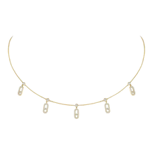 Collier choker pampille pavé Move Uno Collier Diamant Or Jaune