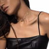 Collier choker pampille pavé Move Uno Collier Diamant Or Jaune