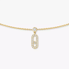 Collier choker pampille pavé Move Uno