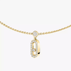 Collier choker pampille pavé Move Uno Collier Diamant Or Jaune