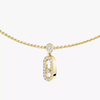 Move Uno pavé drop pendant choker