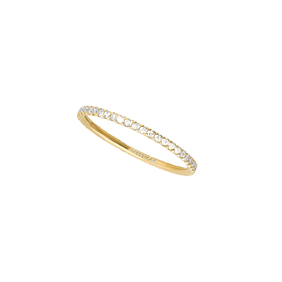 Yellow Gold Diamond Ring Gatsby Wedding Ring