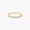 Gatsby Wedding Ring Yellow Gold Diamond Ring