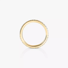 Gatsby wedding band, medium model Yellow gold diamond wedding ring Gatsby