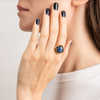 Ring, Labradorite, Diamond Bezel, Yellow Gold