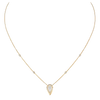Fiery 0.10ct Yellow Gold Diamond Necklace