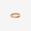 Rose Gold & Synthetic Ruby Heart Ring