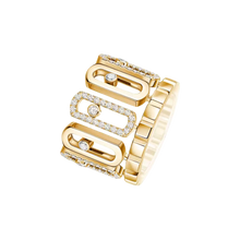  Move Iconica Bague Diamant Or Jaune