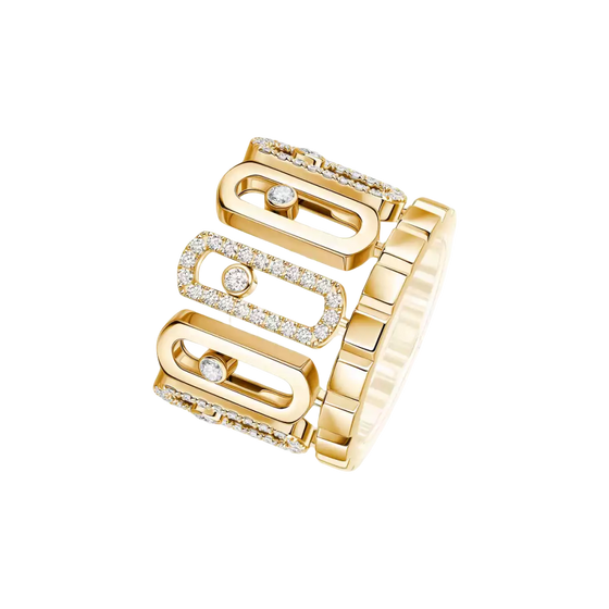 Move Iconica Bague Diamant Or Jaune