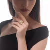 Move Iconica ring Move Iconica diamond ring in yellow gold