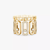 Move Iconica ring Move Iconica diamond ring in yellow gold