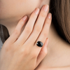 Ring, Onyx, Yellow Gold