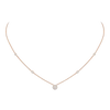 Joy XS Pink Gold Diamond Necklace
