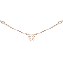 Pink Gold Diamond Necklace Joy XS