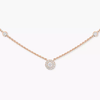 Joy XS Pink Gold Diamond Necklace