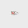 Bague Diamant Rose