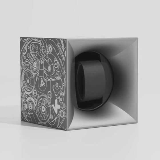 Startbox Grey Soft Touch White Movement