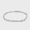 Multi-SIze Diamond Tennis Bracelet