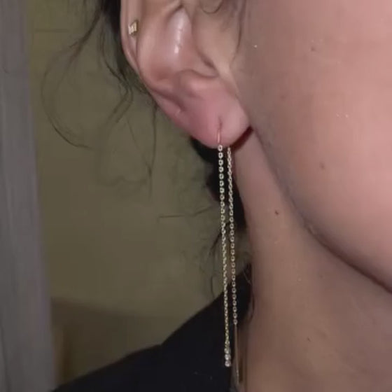 Le Lien White Gold Earring