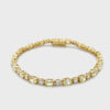 Yellow & White Diamonds Tennis Bracelet