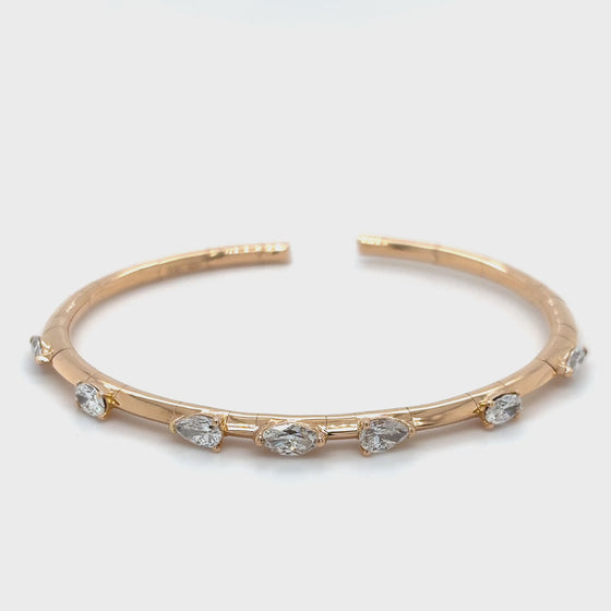 Bracelet Jonc Diamants