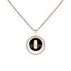Pink Gold Diamond Necklace Lucky Move SM Onyx Necklace