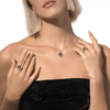 Lucky Move onyx necklace, small model