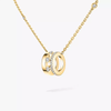 Move Romane Pendant Yellow Gold Diamond Necklace