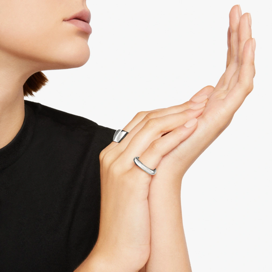 Bague Irrégulière Argent