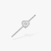 Joy single heart-cut earring