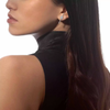 Joy single heart-cut earring