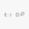 My Twin asymmetrical earrings, small model