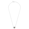 Collier, Labradorite, Or Blanc