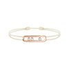 Messika Care(s) cream cord bracelet