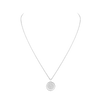 Lucky Move pavé necklace, medium model White gold diamond necklace Lucky Move