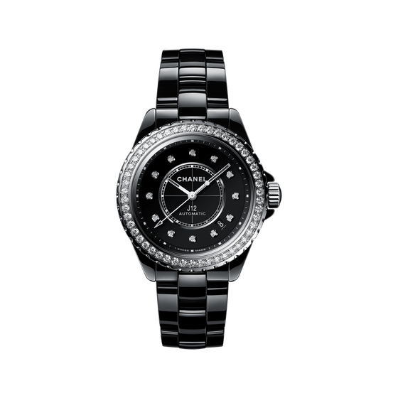 J12 Diamond Bezel Watch Caliber 12.1, 38 mm