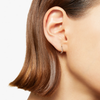 Boucle D'oreille Créole Essentials Or Rose & Diamants