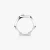 Bague Moderniste pavée, moyen modèle