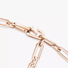 Move Link Multi Choker Pink Gold Diamond Necklace