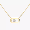 So Move Yellow Gold Diamond Necklace