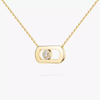 So Move Yellow Gold Diamond Necklace