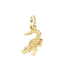 Yellow Gold Crocodile Charm