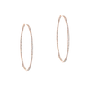 Gatsby hoop earrings, medium model