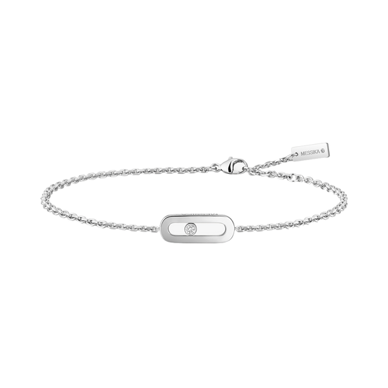 Move Uno White Gold Diamond Bracelet
