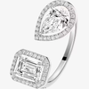 Bague toi & moi My Twin 0,60ct x2 Bague Diamant Or Blanc